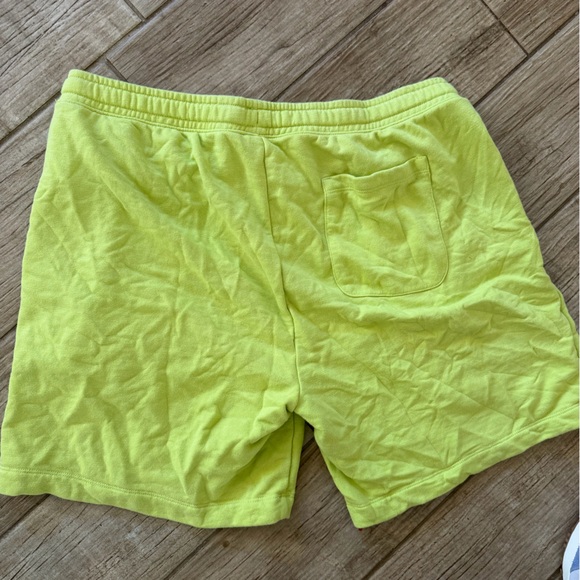 Lime Drawstring Shorts - Picture 2 of 3